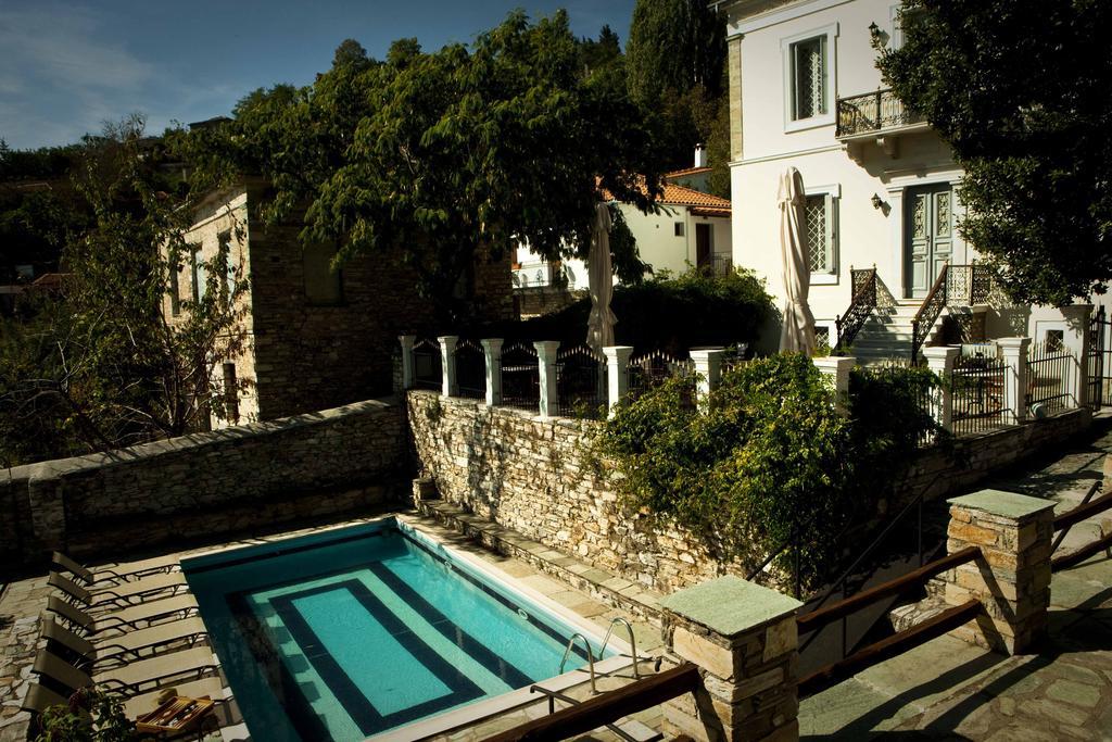Archontiko Stathopoulou Otel Agios Georgios Nilias Dış mekan fotoğraf